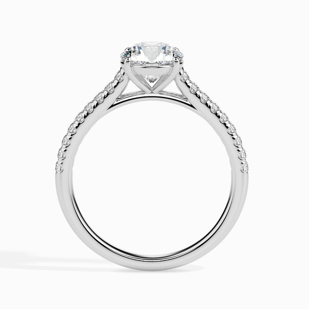 Enigma 1.24ct Round Moissanite Solitaire Engagement Ring  for women by Cutiefy