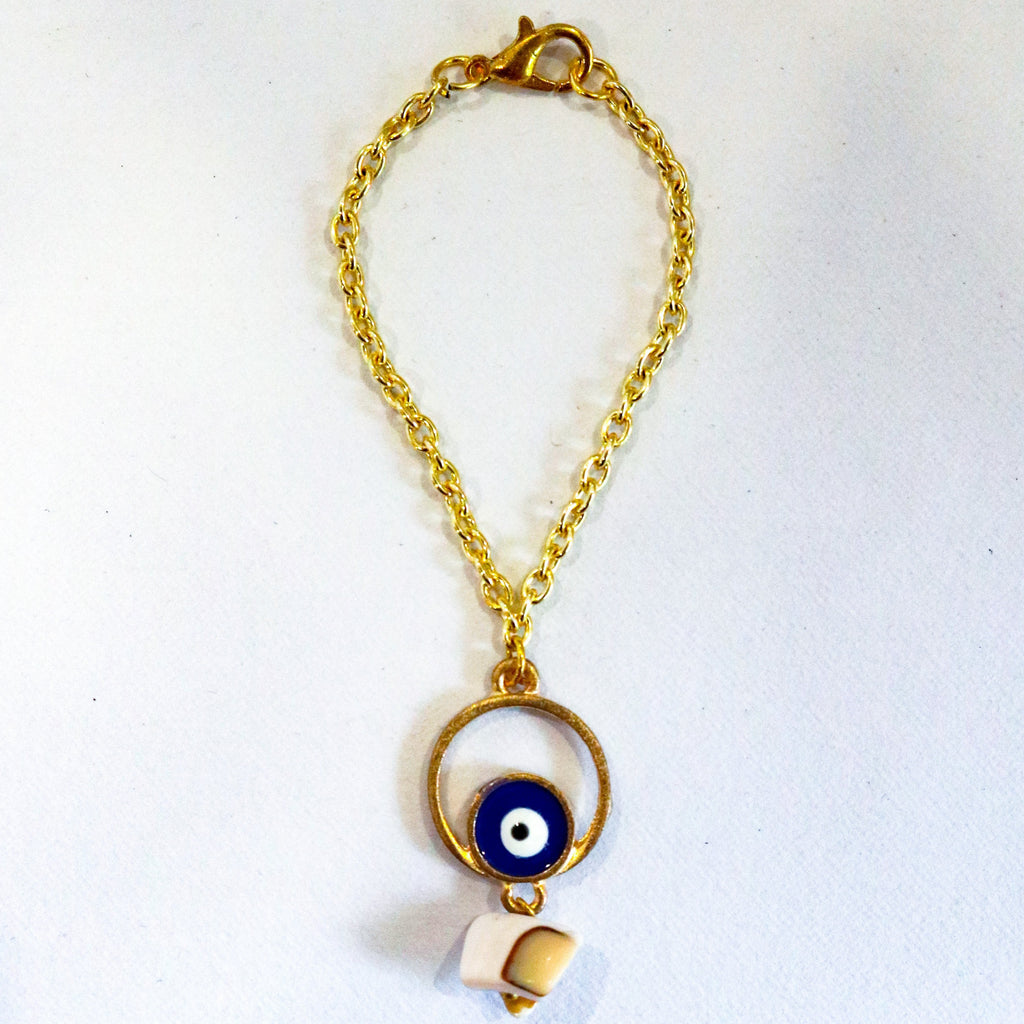 Cutiefy, evil eye watch charm, stone watch charm