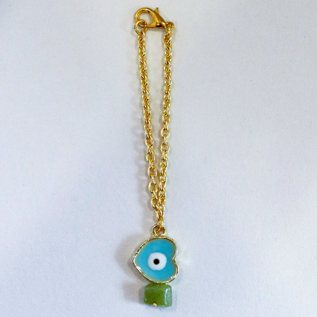 Cutiefy, evil eye watch charm, heart watch charm