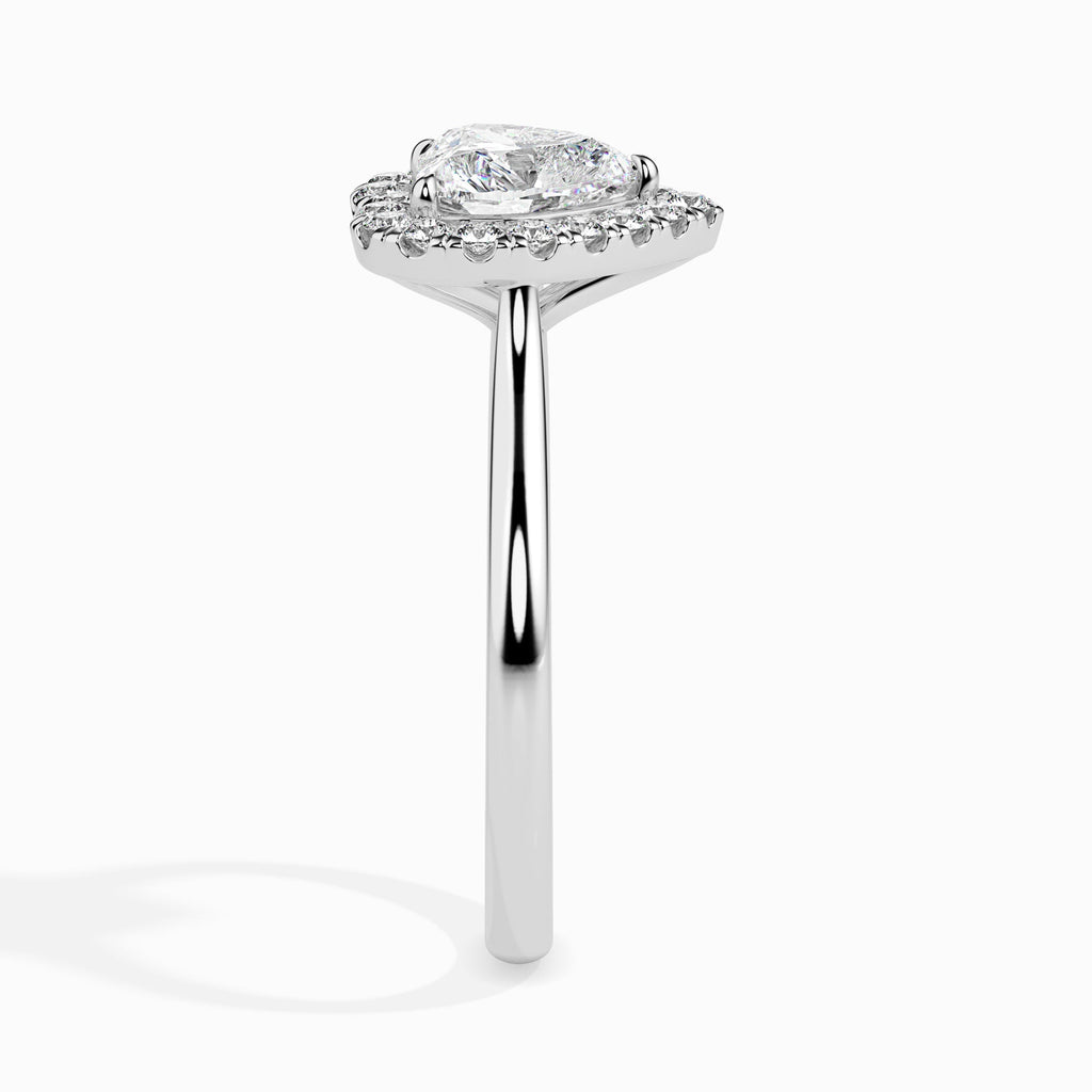 Asraya heart cut moissanite engagement ring for women Cutiefy Asraya 0.638 ct moissanite engagement ring india Cutiefy