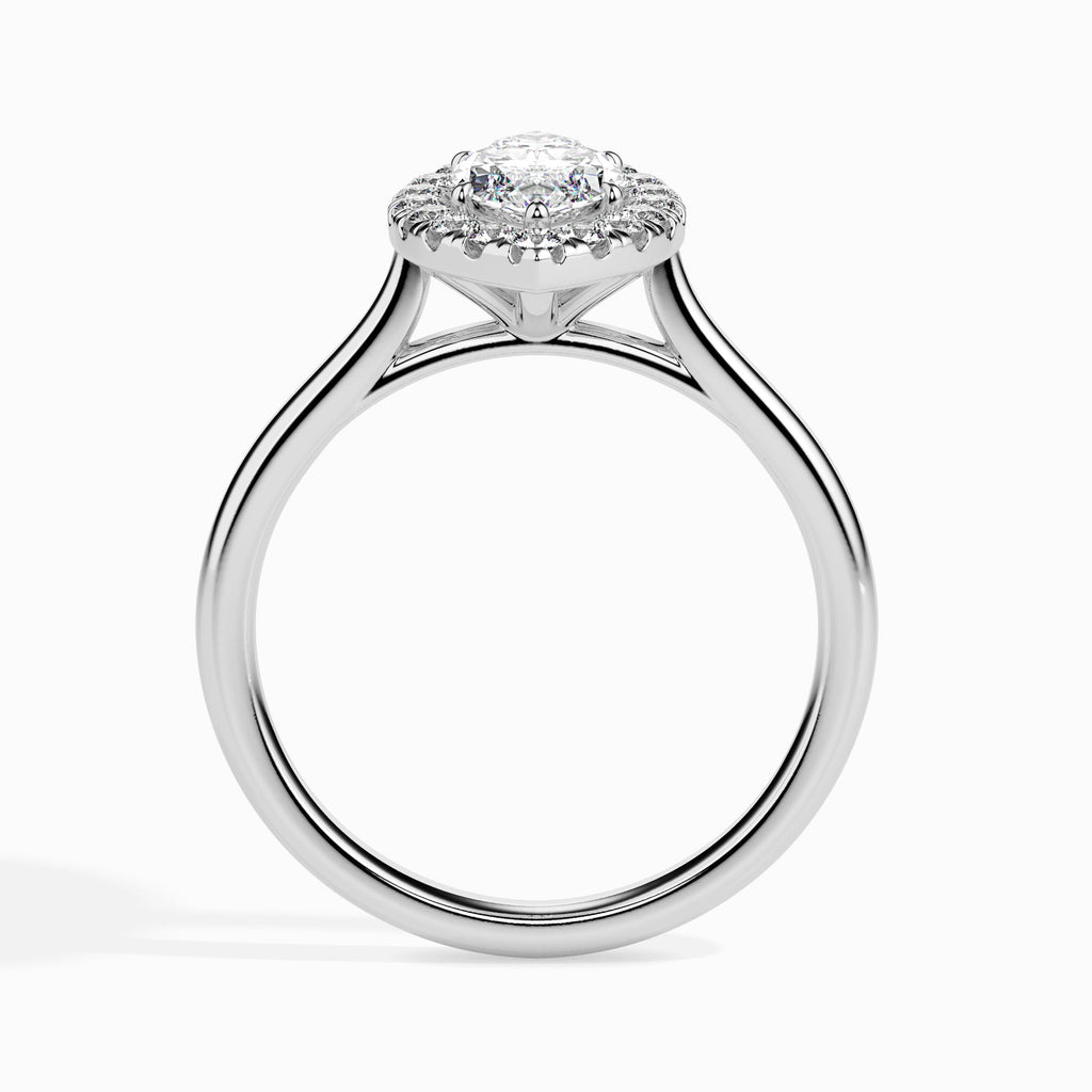 Avinya marquise cut moissanite engagement ring for women Cutiefy Avinya 0.63ct moissanite engagement ring india Cutiefy