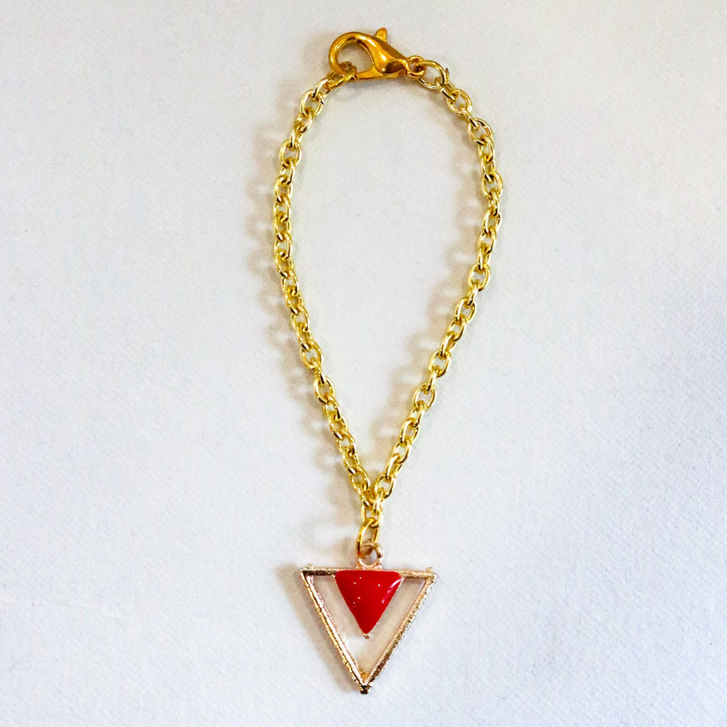 Cutiefy, triangle watch charm, unique watch charm