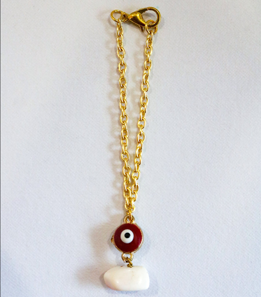 Cutiefy, red evil eye watch charm, red nazar watch charm
