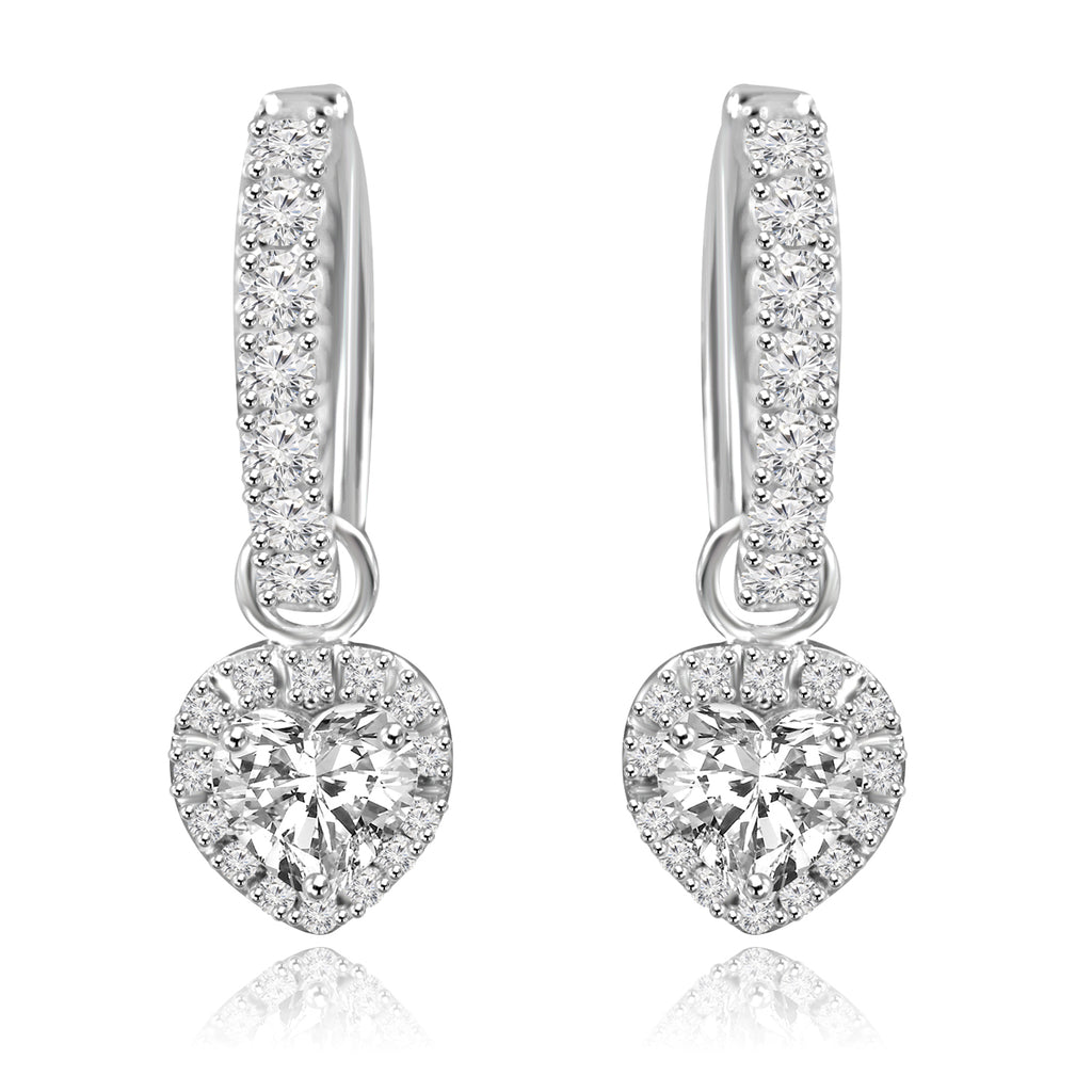 Moissanite Beaable silver studs for women