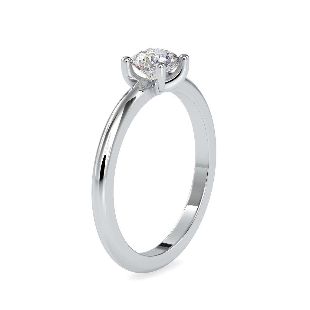 Charlotle moissanite solitaire ring india Cutiefy