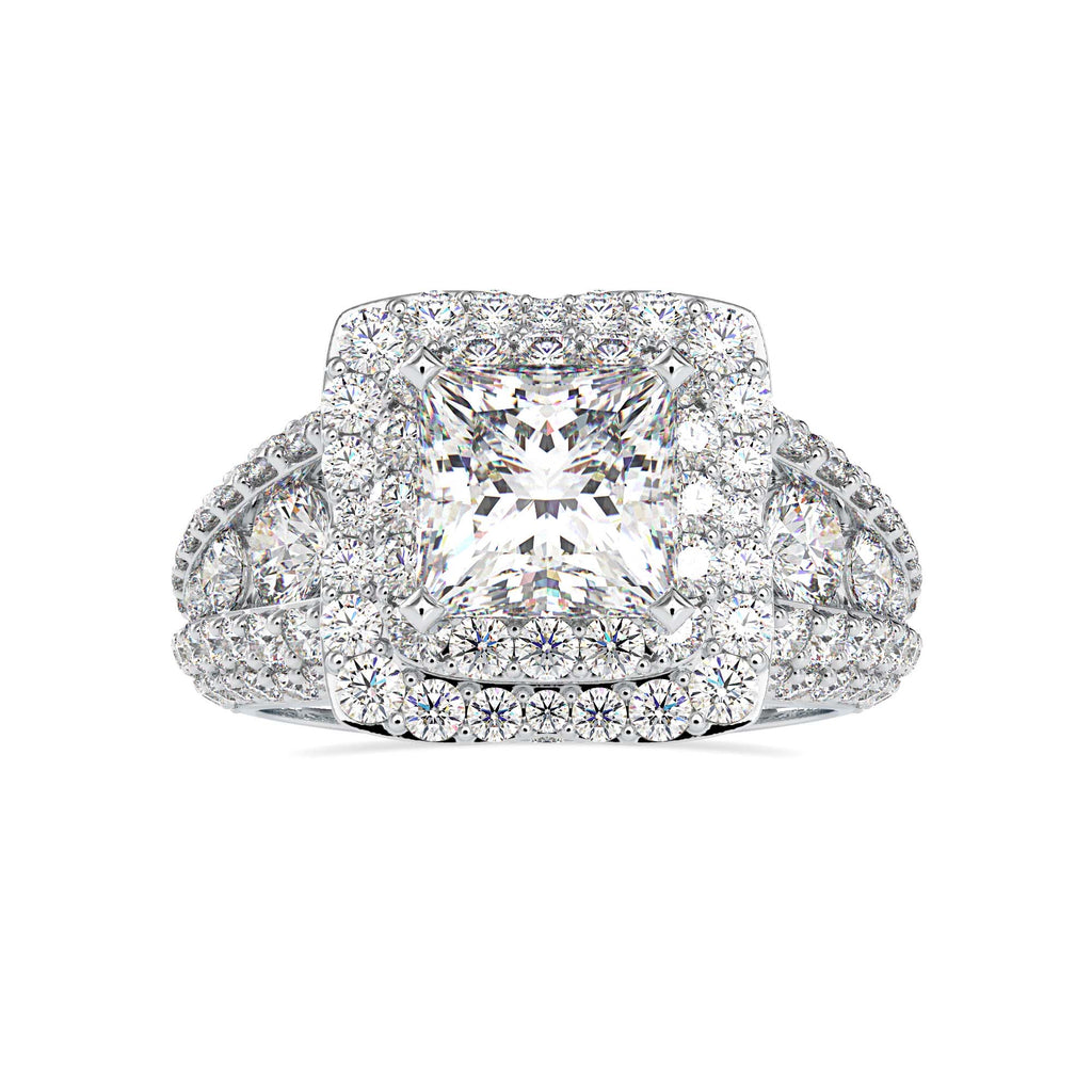 Antic asscher cut moissanite engagement ring for women Cutiefy Antic 5ct moissanite engagement ring india Cutiefy