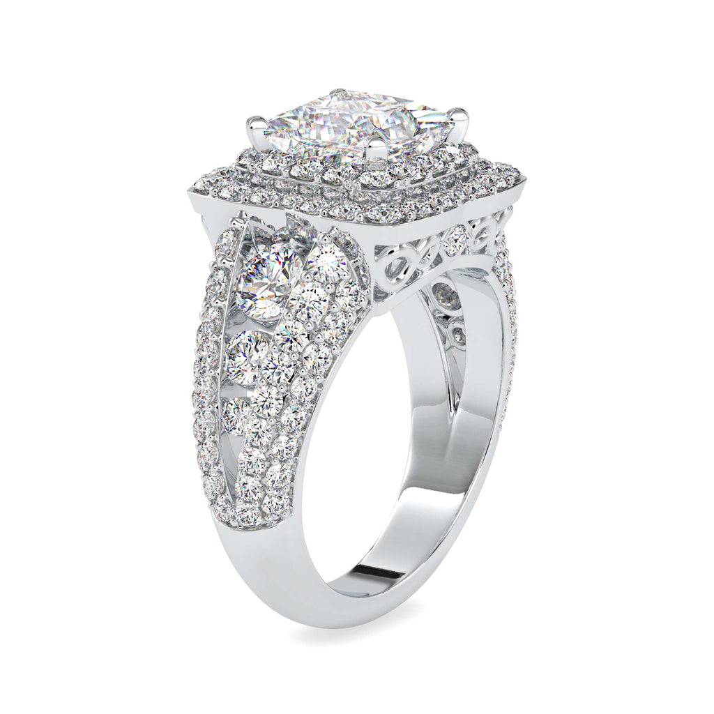 Antic asscher cut moissanite engagement ring for women Cutiefy Antic 5ct moissanite engagement ring india Cutiefy