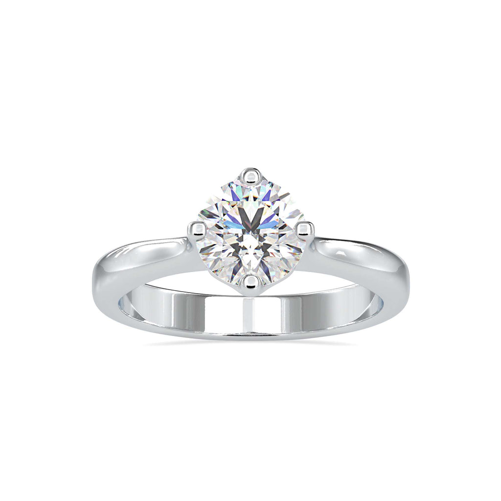 Mia 1.18ct Round  Moissanite Solitaire Ring for women by Cutiefy