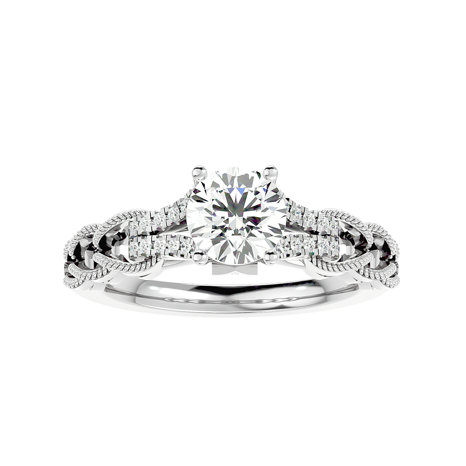 Engagement Rings Loop Buy Loop Moissanite Engagement Ring Design | Cutiefy