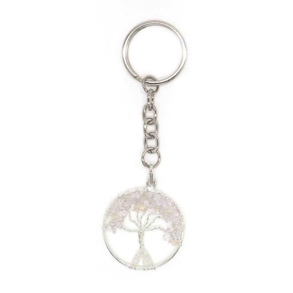 Cutiefy, amethyst stones, keychain, gold plated