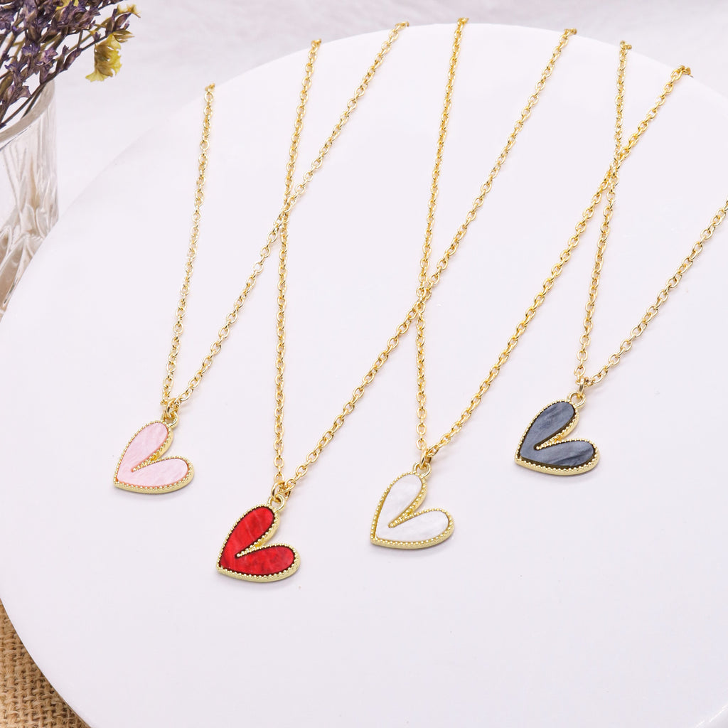 4 Hearts Charm Pendant ComboNecklace,Gift For Her - Cutiefy