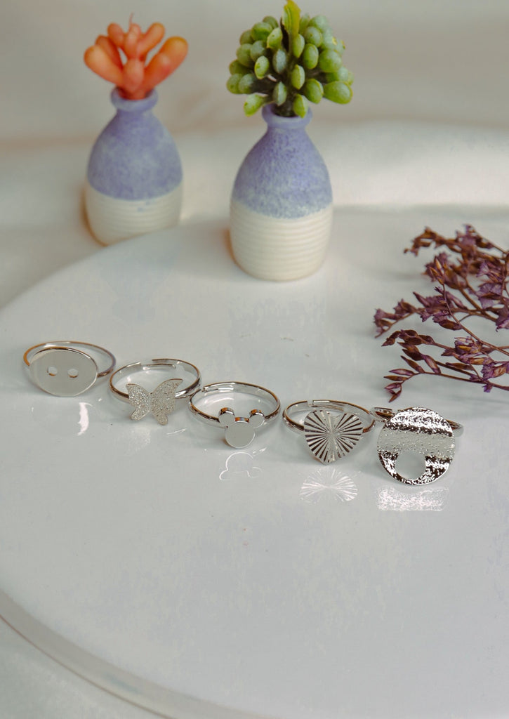 Cute Stackable Sliver Ring - Cutiefy