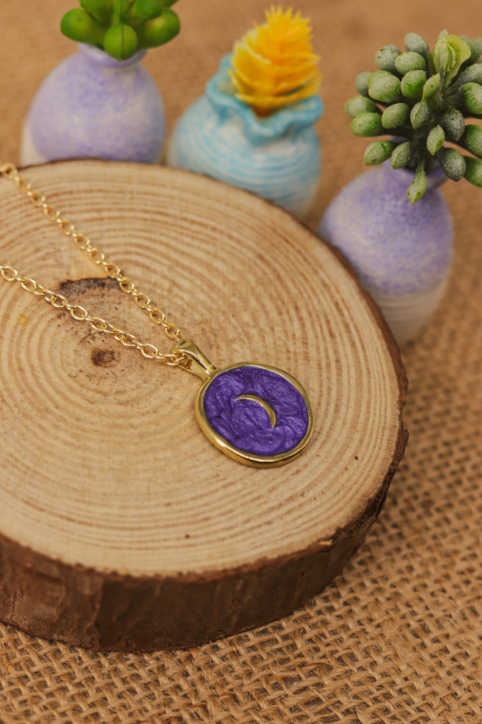 Navy Blue Dwarf Charm Pendant - Cutiefy