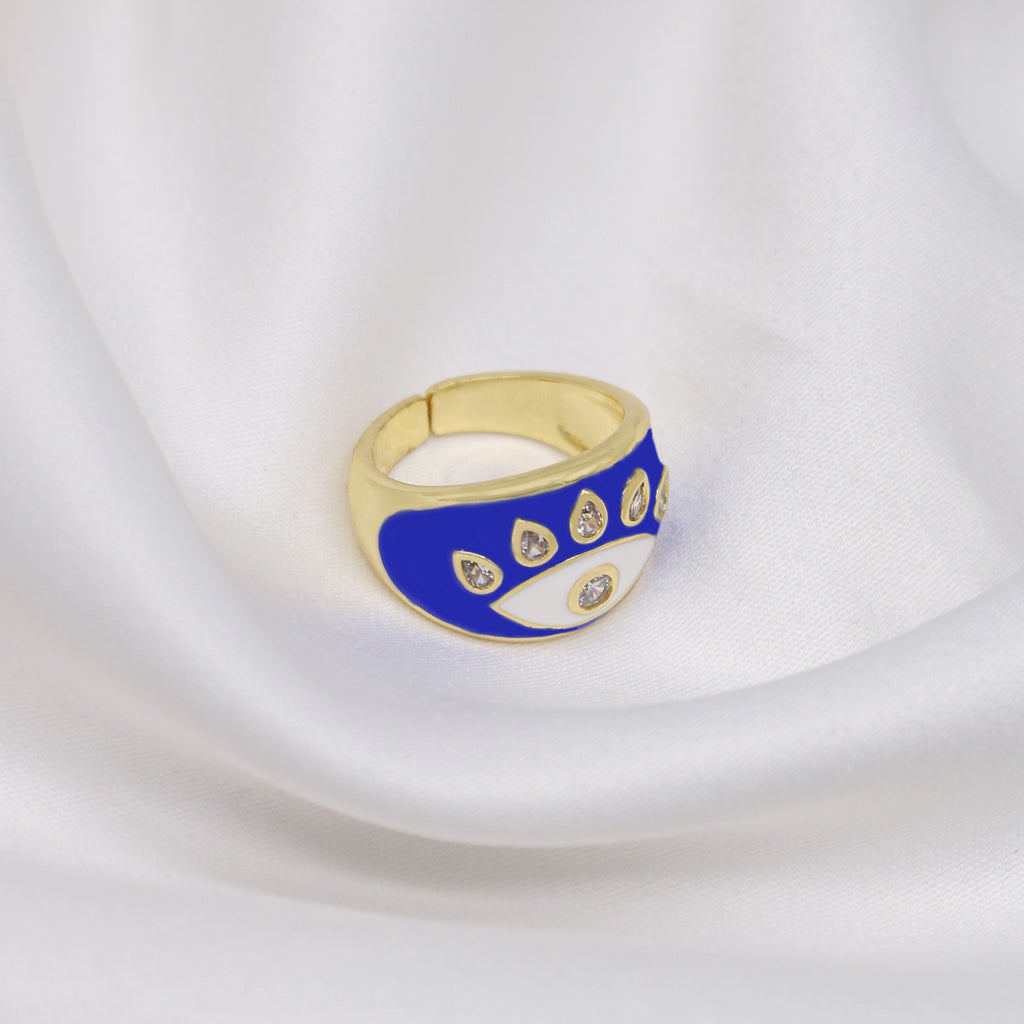 Odell Evil Eye Ring - Cutiefy