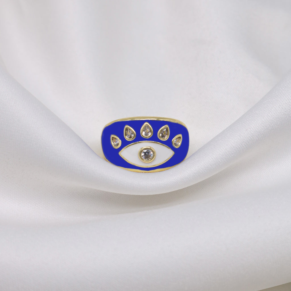 Odell Evil Eye Ring - Cutiefy