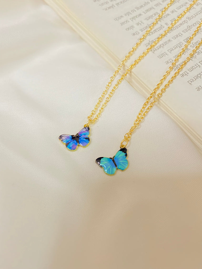 Turquoise Blue Butterfly Charm Combo - Cutiefy