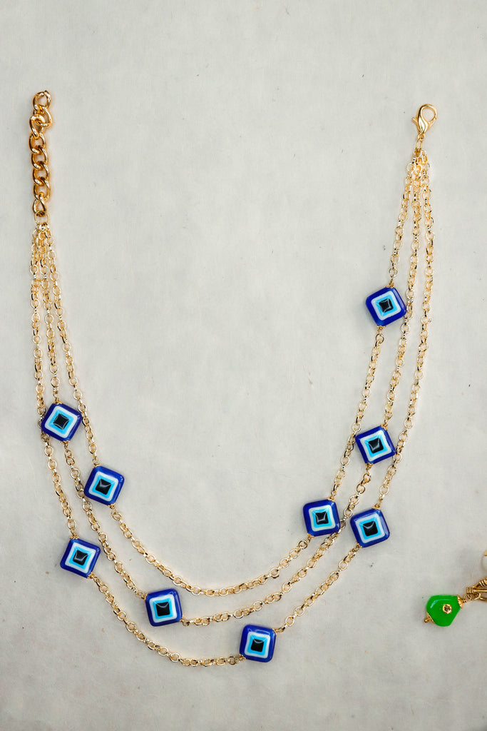 Cutiefy, Quadrat necklace, Evil Eye Necklace