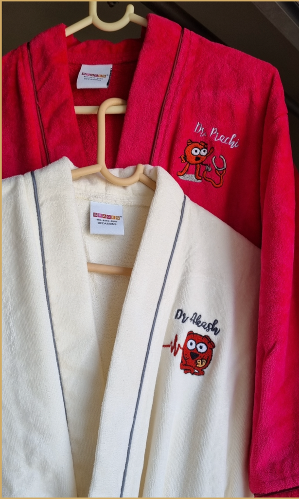 GenX Bathrobes with Stickers - Cutiefy