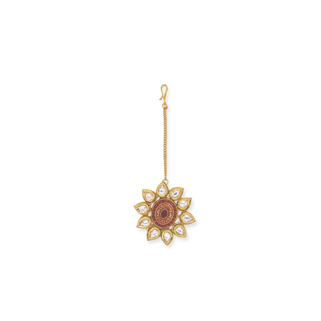 Cutiefy, maang tikka, traditional, kundan