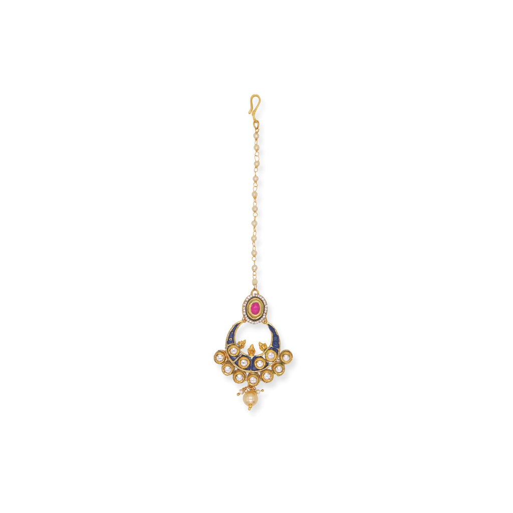 Cutiefy, maang tikka, traditional, kundan